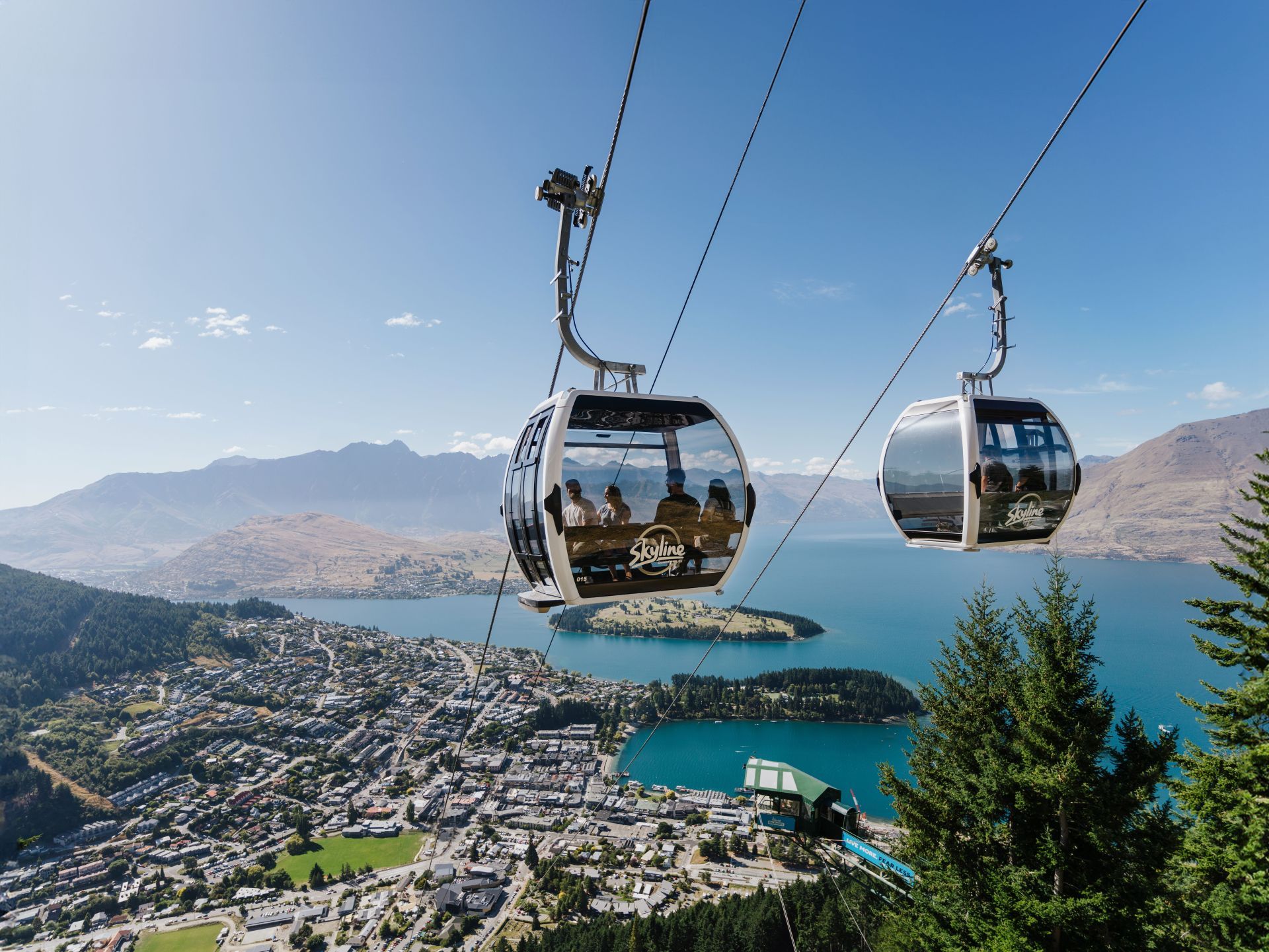 The Skyline Gondola image courtesy Skyline Queenstown