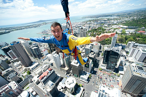Auckland Sky Tower Sky Jump Auckland Mark Downey
