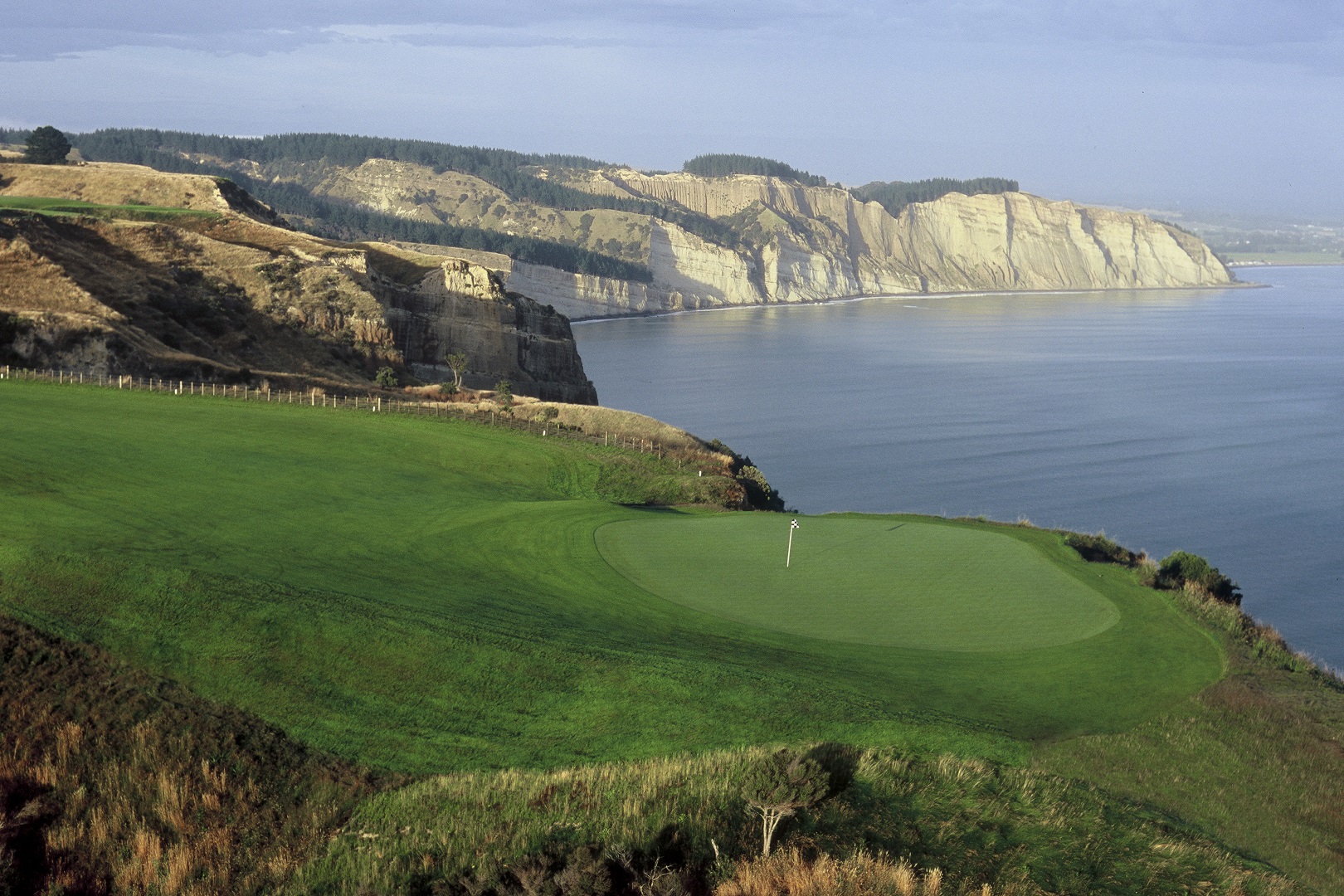 Cape Kidnappers Golf Course Overlooking Ocean Courtesy Robertson Lodges
