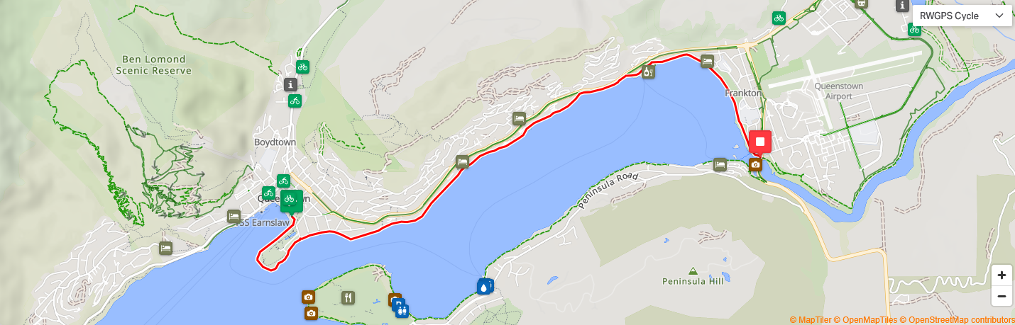 Frankton Track Map Courtesy Queenstown Trails