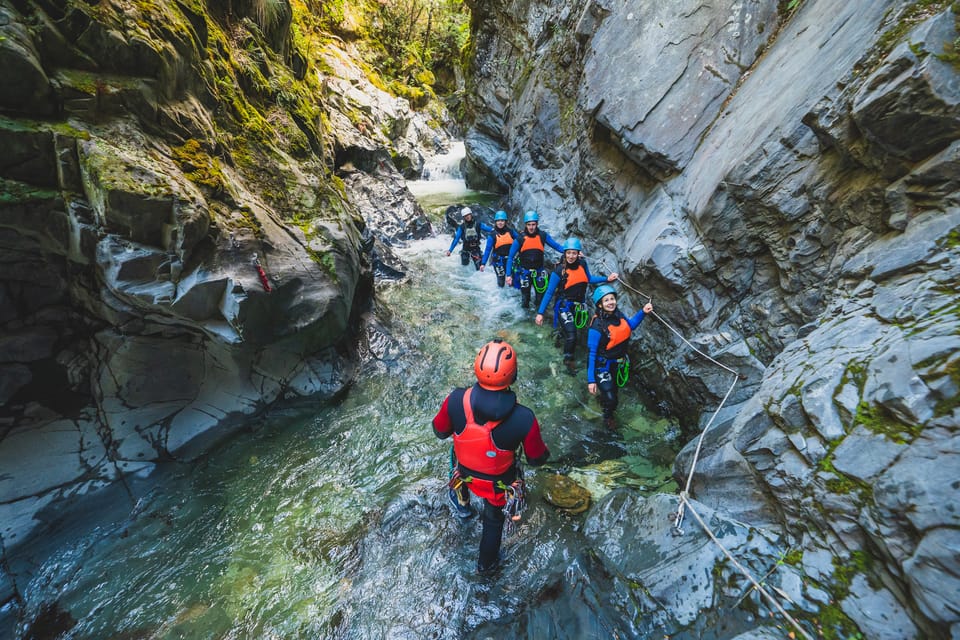GYG Queenstown Half Day Canyoning Adventure