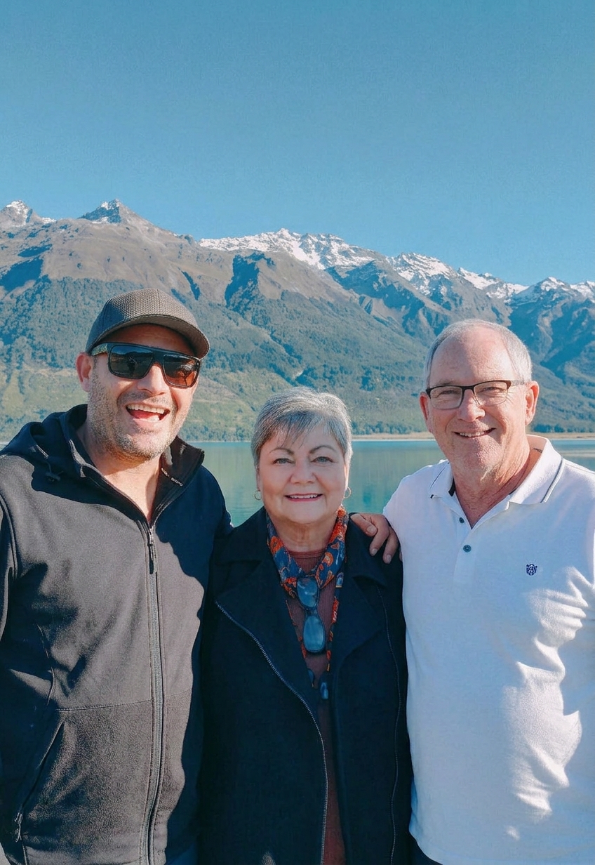 Dave Kim and Tim at Glenorchy