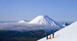 Active Volcano Mt Ruapehu, on the North Island - picture courtesy Haka Tours