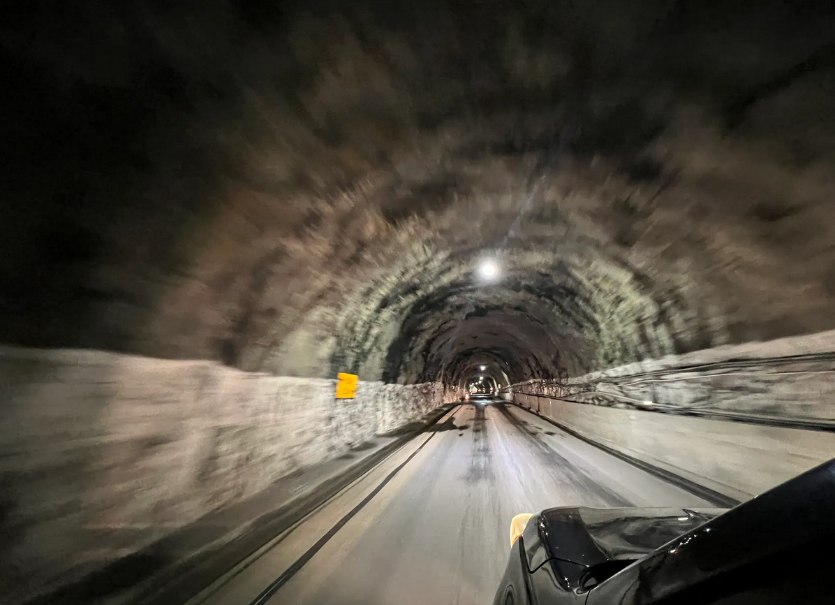Inside the Homer Tunnel Image Courtesy Great South