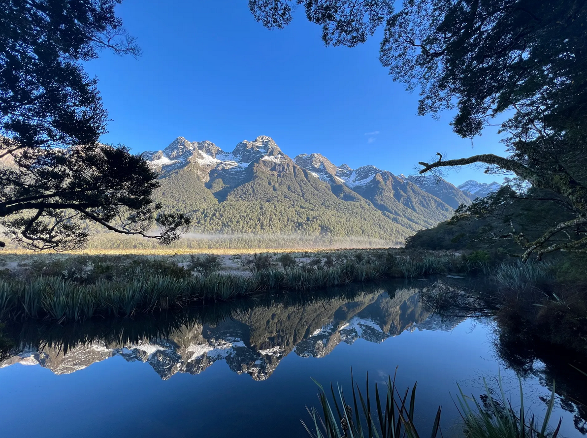Milford Rd Mirror Lakes Image Courtesy Great South