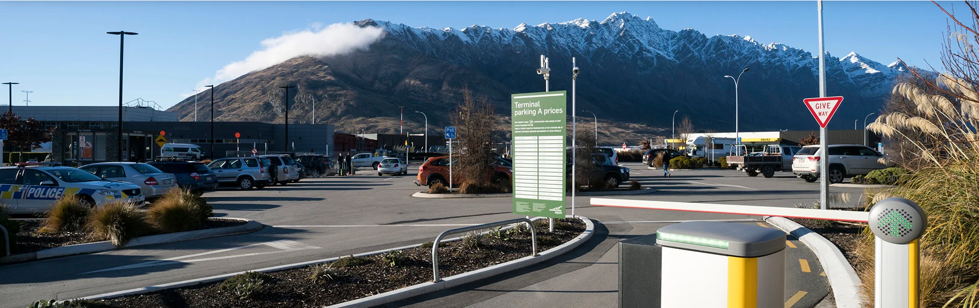 Queenstown Airport image courtesy Queenstown Airport