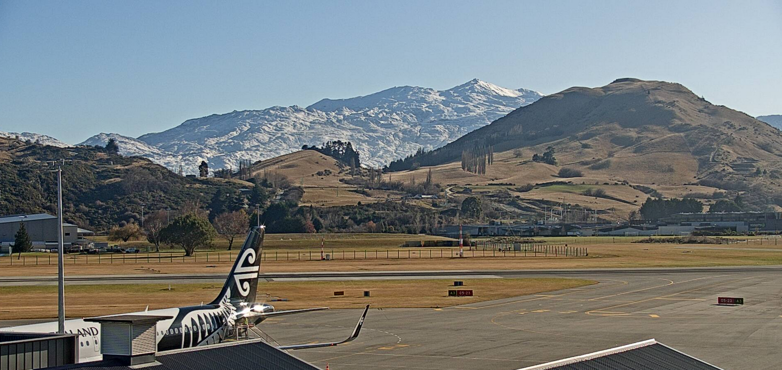 Queenstown Airport Towards Coronet Peak Queenstown Airport Towards Coronet Peak
