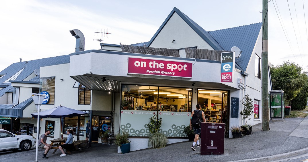 On the Spot dairy at Fernhill Queenstown
