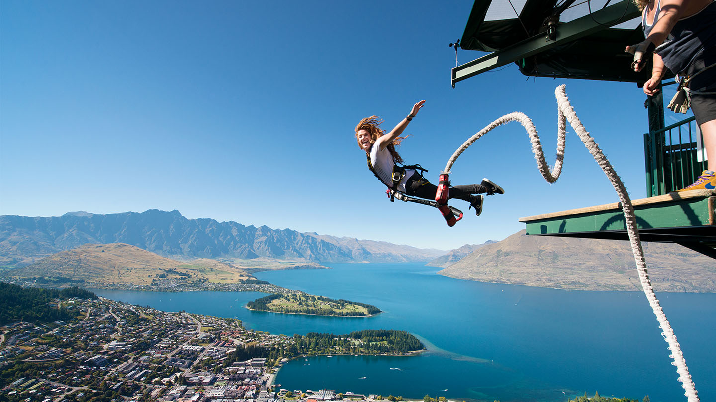 Queenstown Ledge Bungy Image courtesy AJ Hackett
