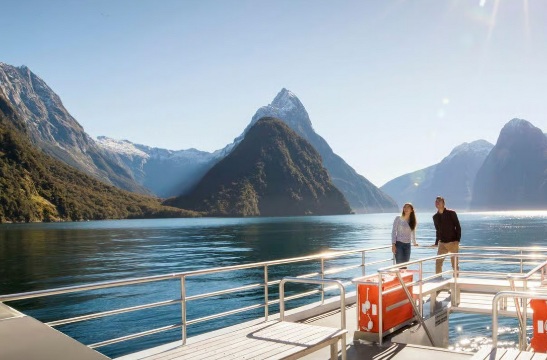 Queenstown Milford Sound Flight and Cruise with Lunch Get Your Guide View From Boat