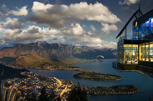 The Skyline Gondola complex - pic courtesy Skyline Gondola Queenstown