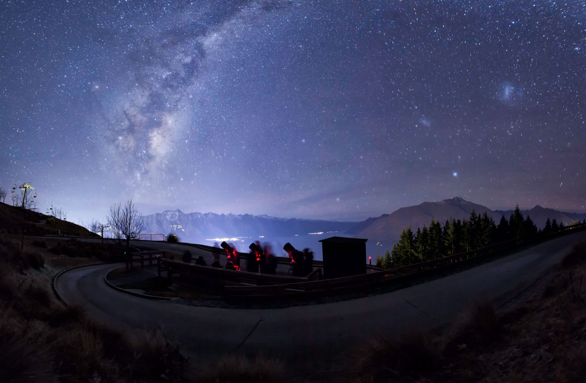 Skyline Gondola stargazing tour image courtesy Skyline Queenstown
