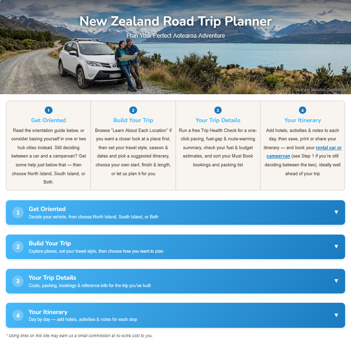 Trip Planner Screen Shot Trip Planner Screen Shot