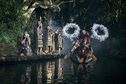 Experience maori culture at Tamaki Maori Village near Rotorua
