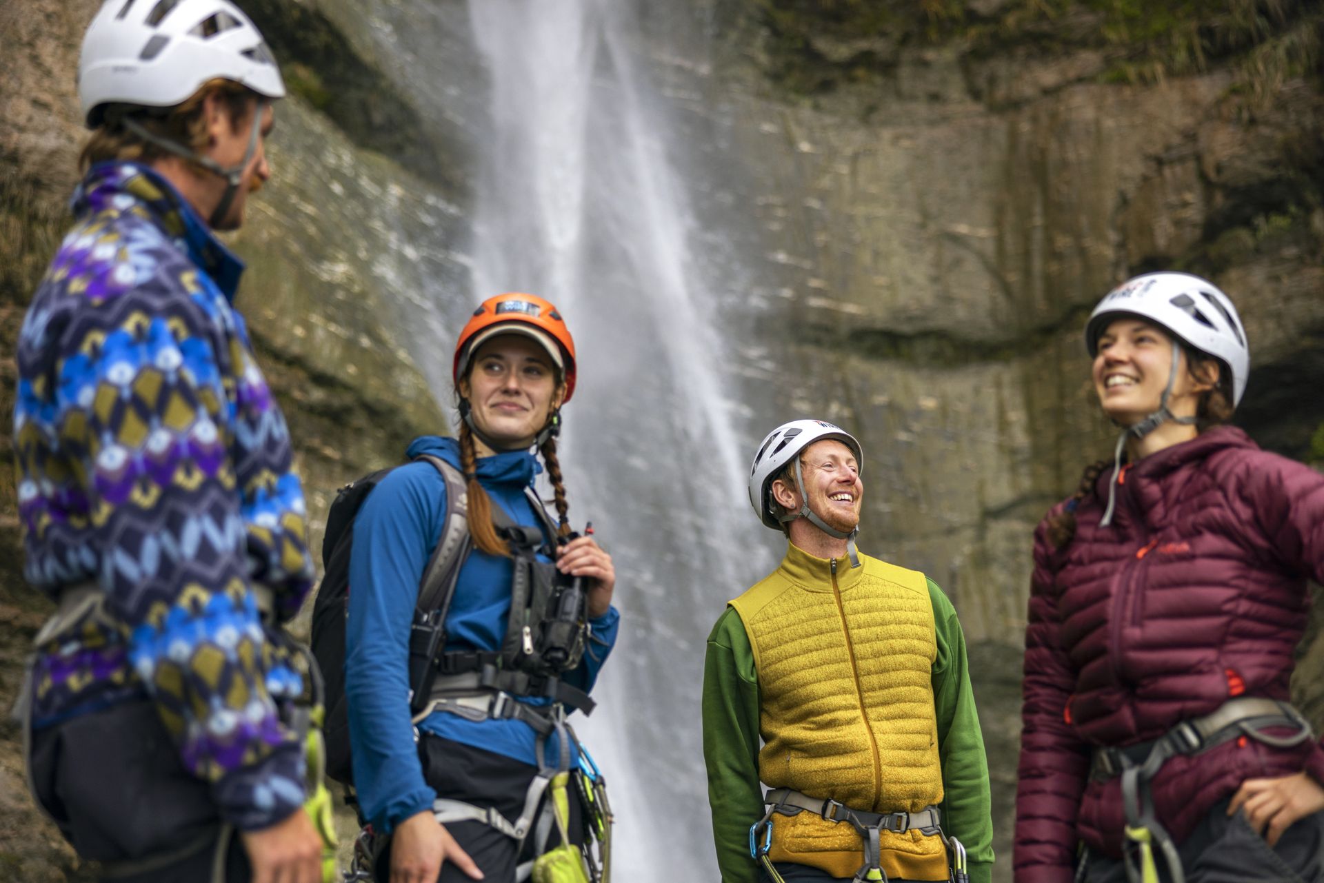 Wild Wire Waterfall Climb Wanaka. Image courtesy Miles Holden