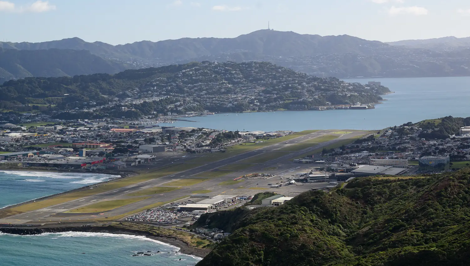 Wellington Airport image courtesy Wellington Airport