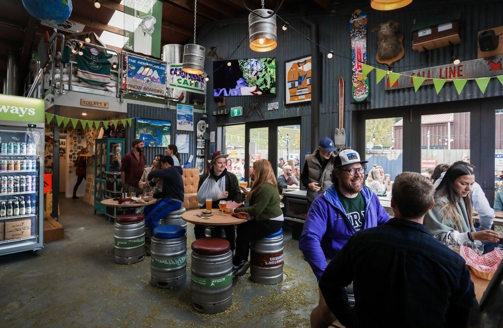 Relaxing at Altitude Brewing Queenstown Relaxing at Altitude Brewing Queenstown