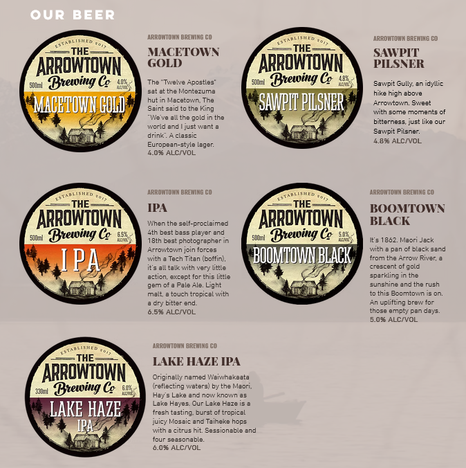 Arrowtown Brewing Co Arrowtown Brewing Co