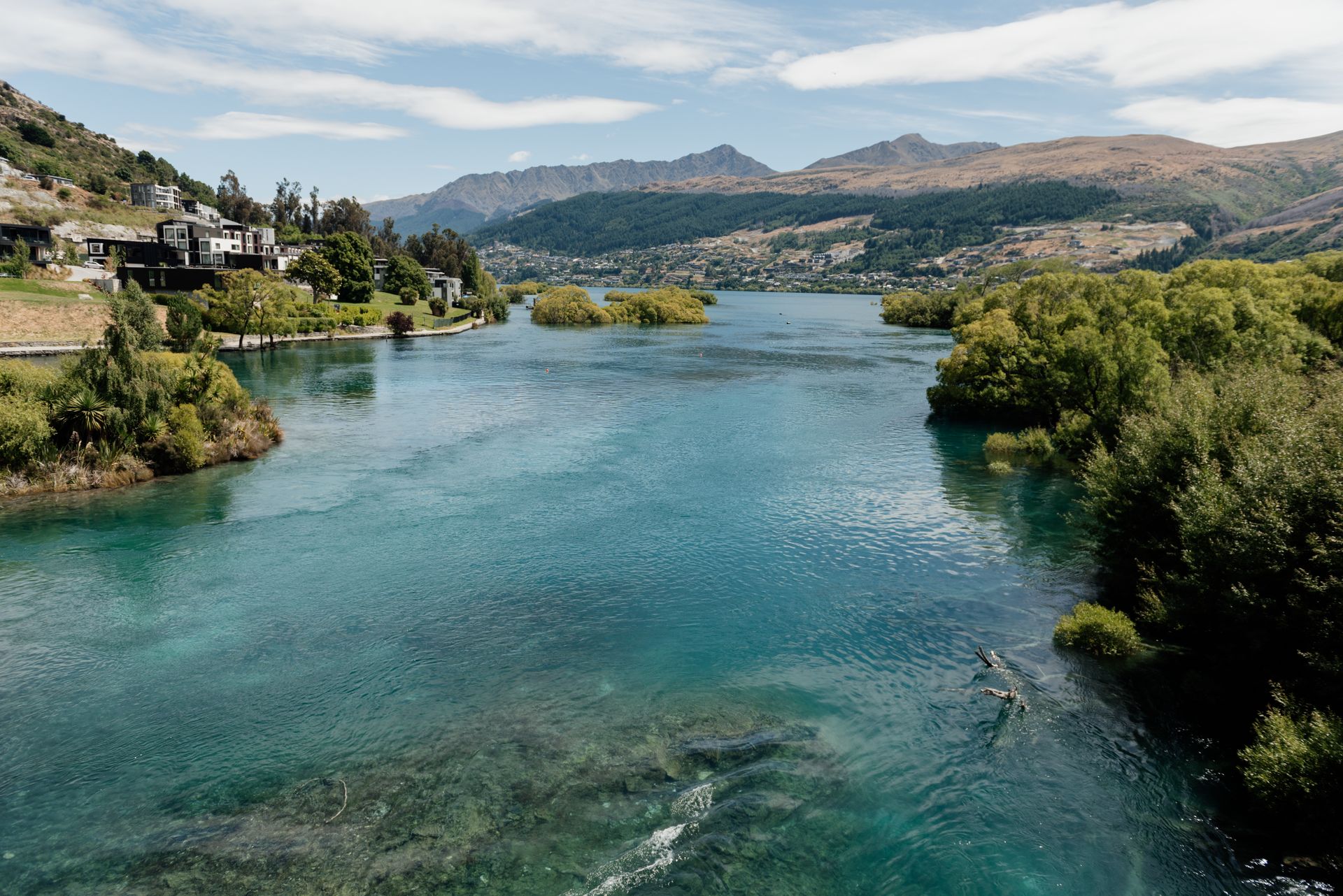 Views from the Kawarau Falls Bridge Frankton. Pic courtesy Destination Queenstown