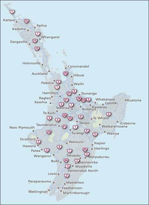 State Highways North Island