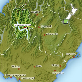 Map Queenstown Map Queenstown