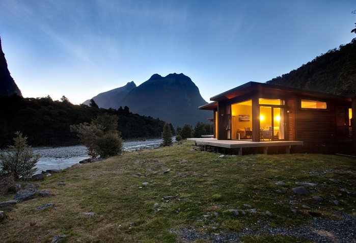 Milford Sound Lodge Premium Riverside Chalet Image Courtesy Milford Sound Lodge