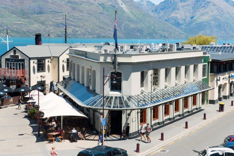 Pub On Wharf Queenstown exterior - image courtesy publocation Pub On Wharf Queenstown exterior - image courtesy publocation