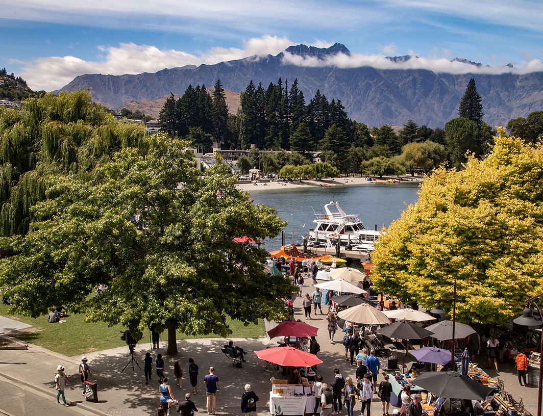 Queenstown Markets are a hive of activity