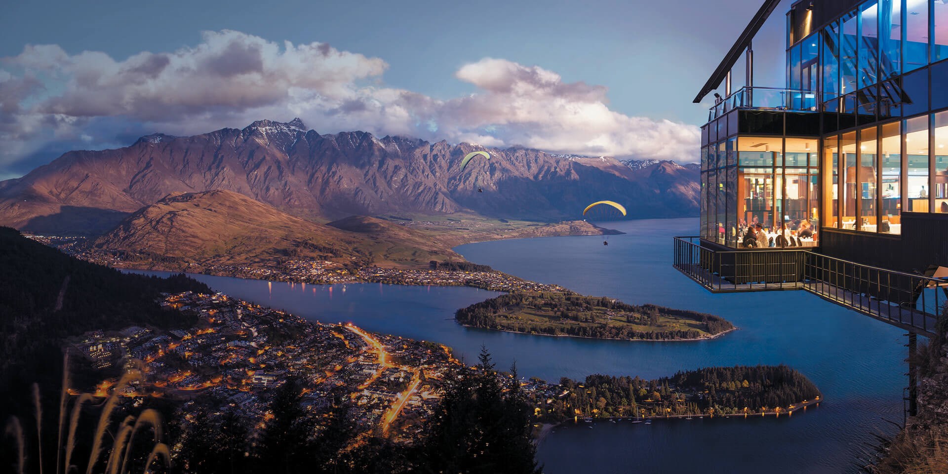 The Stratosfare restaurant at the Skyline complex on Bob's Peak Queenstown.