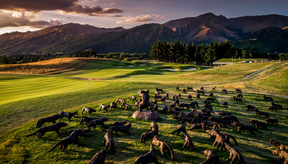 The Hills Golf Club Arrowtown Sculptures Courtesy The Hills The Hills Golf Club Arrowtown Sculptures Courtesy The Hills