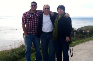 Dave, Kim and Tim At Kaikoura back in 2010