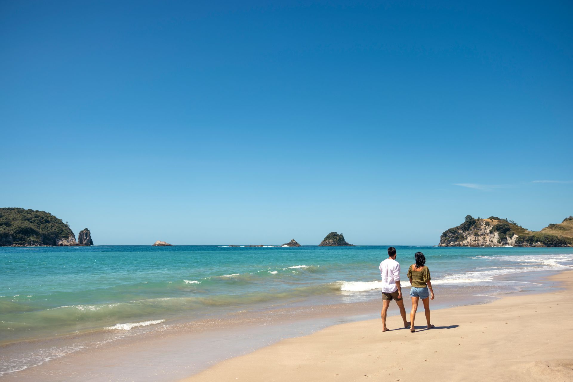 Summer on the Beach at Hehei in the Coromandel - image courtesy Miles Holden